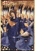 unknow artist Wilton Diptych: Virgin and Child with Angels Spain oil painting reproduction